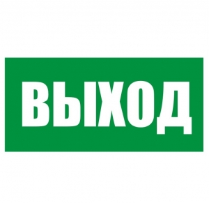 Указатель выхода (100х200) Е22