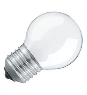 Лампа накаливания PHILIPS (P 45), 15Вт белая