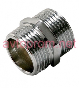 Ниппель никелированный 3/4' STC-Faro ДУ20м/м